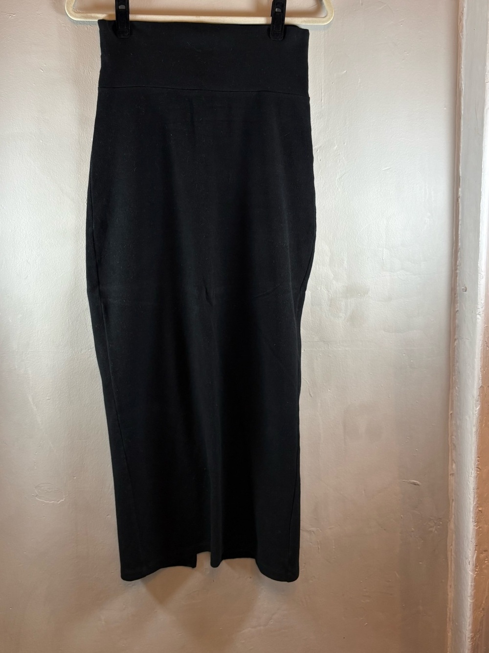 James Perse Standard Black Knit Maxi Skirt Sz 2 (M)